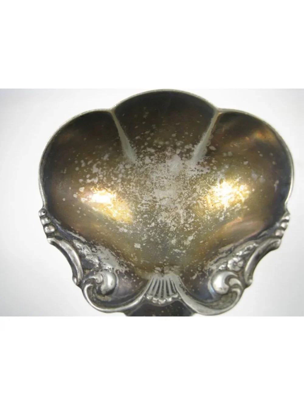 Antique Wm Rogers Melrose Silverplate Oyster Spoon 8 inch Elegant Design